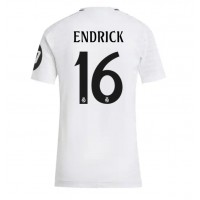 Real Madrid Endrick #16 Domáci Ženy futbalový dres 2024-25 Krátky Rukáv